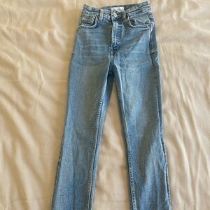 Zara Light Blue Skinny Jeans